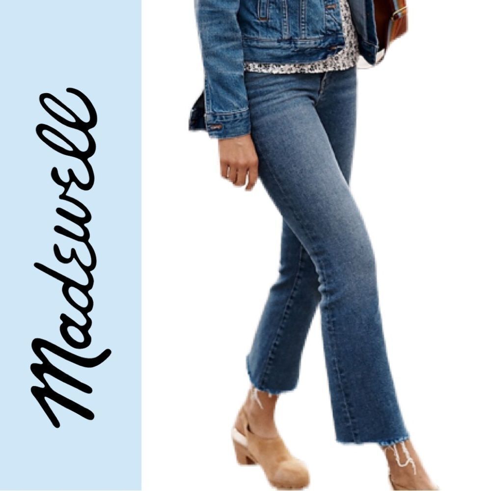 Madewell Women’s Cali Demi-Boot Raw Hem Jeans - Size 24